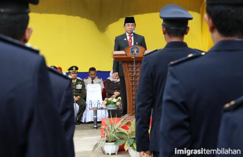 Upacara Peringatan Hari Bhakti Imigrasi ke-70